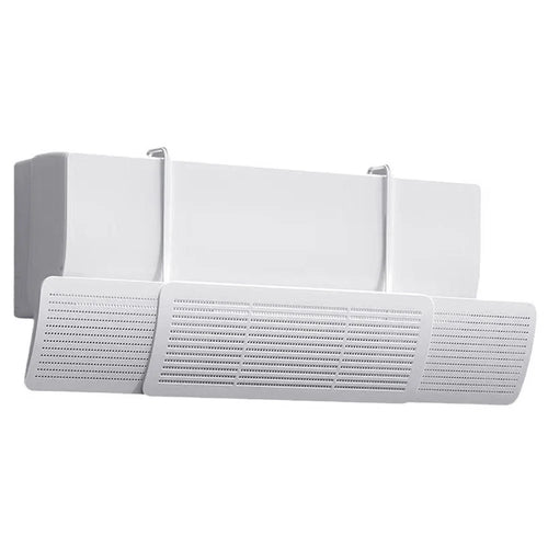 Adjustable Air Conditioner Wind Deflector Shield ABS Honeycomb Universal Wall Mounted AC Vent Cover - 1