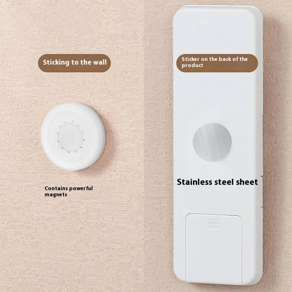 Remote Control Magnetic Holder Adhesive Wall Mount Power Strip Remote Controller Organizer - 7