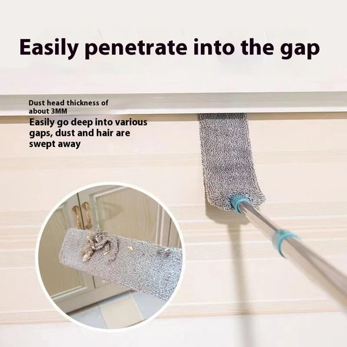 156cm Extendable Long Handle Duster Furniture Gap Cleaning Tool Microfiber Dust Remover - 4