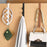 5 Hook Design Door Top Hanger Closet Kitchen Bathroom Door Towel Rack ABS Hanging Hook - Black - 4