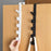 5 Hook Design Door Top Hanger Closet Kitchen Bathroom Door Towel Rack ABS Hanging Hook - Black - 5