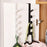 5 Hook Design Door Top Hanger Closet Kitchen Bathroom Door Towel Rack ABS Hanging Hook - Black - 7