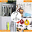 E10 2kg Pull Force Magnetic Steel Hook Kitchen Refrigerator Iron Door Hanging Hook - 3