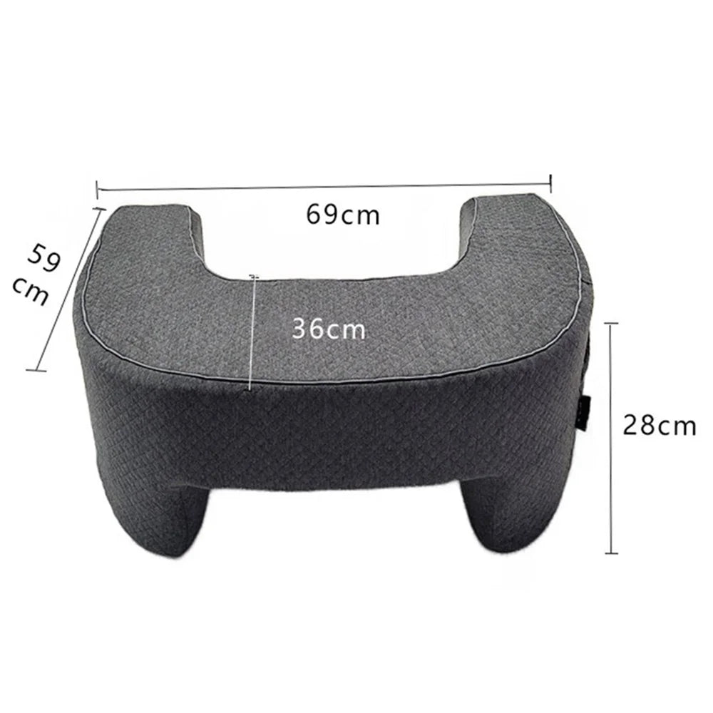 Lap Desk Pillow for Gaming Working Arm Rest Reading Cushion with Removable Cover - 7
