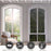 45 x 300cm Window Privacy Film Office Home Balcony One Way UV Blocking Static Cling Glass Film - Silver - 2