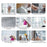 45 x 300cm Window Privacy Film Office Home Balcony One Way UV Blocking Static Cling Glass Film - Silver - 6
