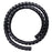 1m Cable Management PE Sleeve Computer Wire Flexible Power Cord Organizer 16mm Diameter - Black - 1