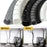1m Cable Management PE Sleeve Computer Wire Flexible Power Cord Organizer 16mm Diameter - Black - 3