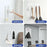 10Pcs Transparent Adhesive Hook No Drilling Traceless Wall Mount Screw for Picture Frames Clocks - 3