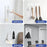 30Pcs Transparent Adhesive Hook No Drilling Traceless Wall Mount Screw for Picture Frames Clocks - 6
