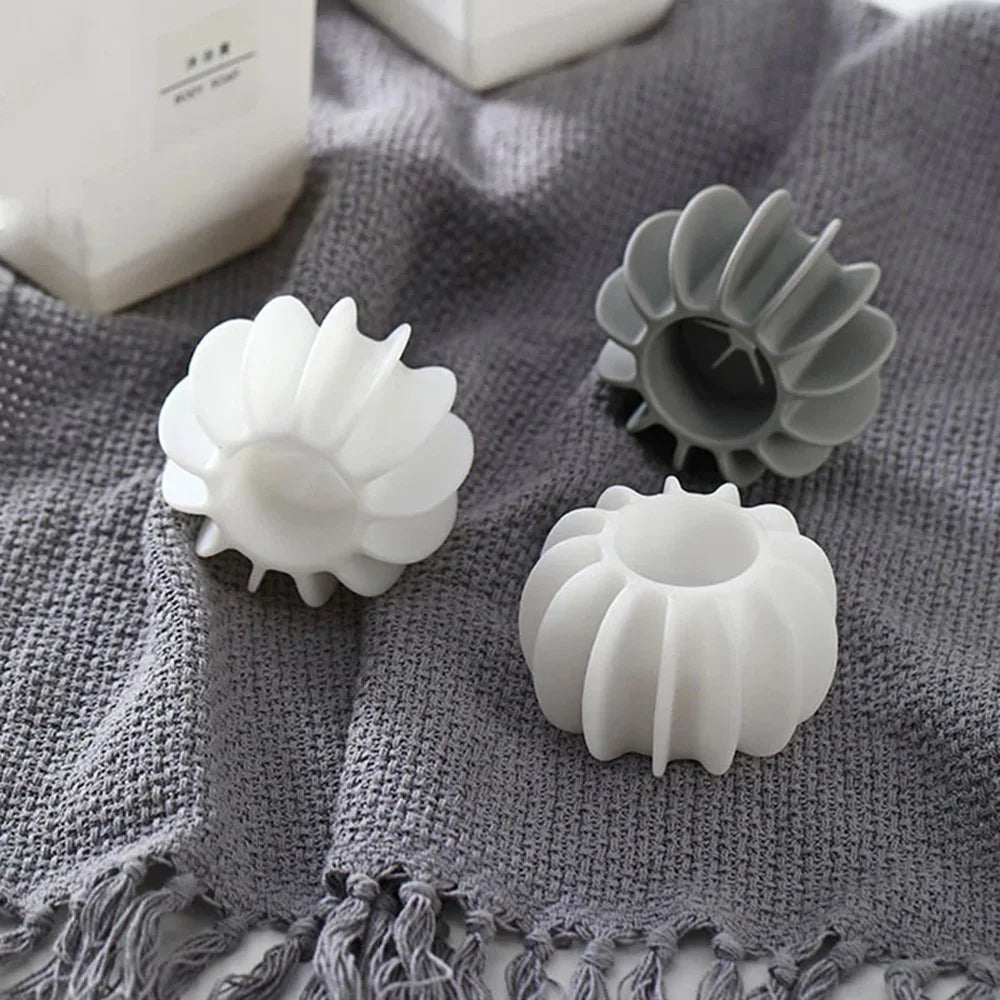 10Pcs Silicone Laundry Washing Ball Anti Tangling  Drum Washing Machine Clothes Cleaning Care Ball - Grey - 6