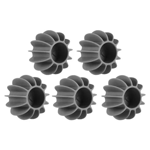 5Pcs Silicone Laundry Washing Ball Anti Tangling  Drum Washing Machine Clothes Cleaning Care Ball - Grey - 1