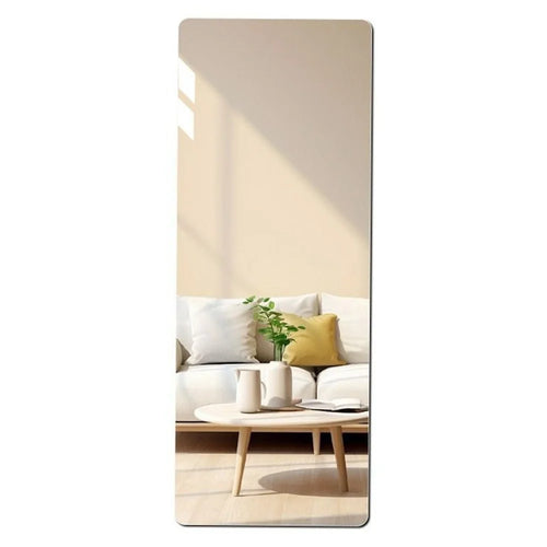50 x 120cm Rectangular Acrylic Mirror Wall Mounted Self Adhesive Mirror for Bathroom Bedroom - 1