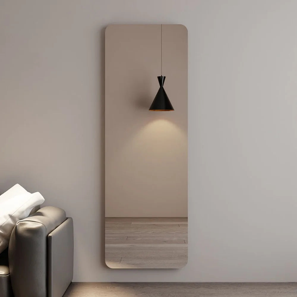 50 x 120cm Rectangular Acrylic Mirror Wall Mounted Self Adhesive Mirror for Bathroom Bedroom - 5
