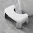 Toilet Stool Thicken Anti-Slip Children Elderly U-Shaped Bathroom PP Foot Rest Stool - White - 1