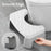 Toilet Stool Thicken Anti-Slip Children Elderly U-Shaped Bathroom PP Foot Rest Stool - White - 2