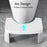 Toilet Stool Thicken Anti-Slip Children Elderly U-Shaped Bathroom PP Foot Rest Stool - White - 3