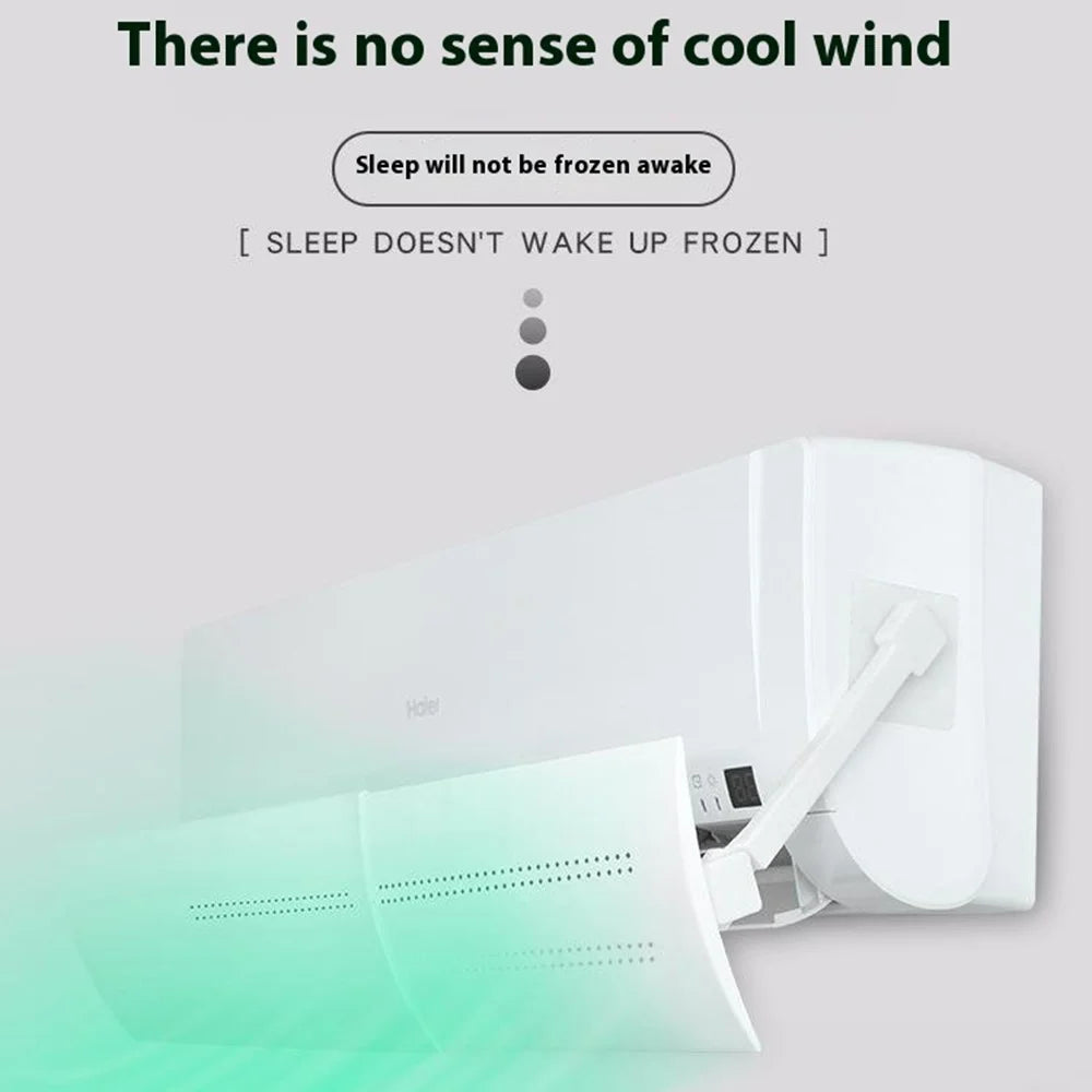 Air Conditioning Windshield Anti-Direct Blowing Air Deflector Household Air Conditioning Baffle - Style A - 3