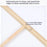 40 x 126cm Creative 6-Tier Wooden Scarf Organizer Clothing Store Scarves Shawls Display Rack - 6