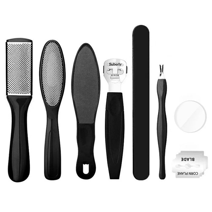 8Pcs / Set Professional Foot Care Pedicure Callus Dead Skin Remover Foot File Corn Removal Tool - 1