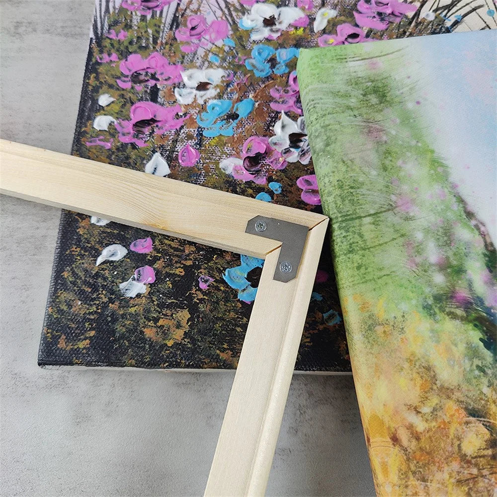 15 x 15cm Solid Pine Wood Canvas Frames for Oil Paintings Poster Prints DIY Picture Inner Frame - 6