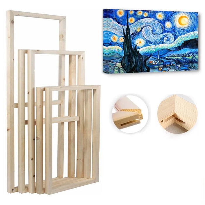 30 x 40cm Solid Pine Wood Canvas Frames for Oil Paintings Poster Prints DIY Picture Inner Frame - 6