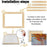 40 x 60cm Solid Pine Wood Canvas Frames for Oil Paintings Poster Prints DIY Picture Inner Frame - 4