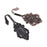 A12 2Pcs Rose Pattern Carved Vintage Drapery Window Curtain Holdbacks Tieback Wall Hooks - Bronze - 4