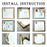 45 x 65cm Wooden Canvas Stretcher Bars Frame Kit DIY Solid Wood Oil Painting Poster Frame - 5