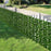 1 x 1m Dark Sweet Potato Leaf Artificial Hedge Privacy Screen Faux Leaf Fence Garden Yard Barrier Decor - 6