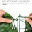 1 x 3m Dark Sweet Potato Leaf Artificial Hedge Privacy Screen Faux Leaf Fence Garden Yard Barrier Decor - 5