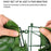 0.5 x 3m Light Sweet Potato Leaf Artificial Hedge Privacy Screen Faux Leaf Fence Garden Yard Barrier Decor - 3
