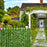 0.5 x 3m Light Sweet Potato Leaf Artificial Hedge Privacy Screen Faux Leaf Fence Garden Yard Barrier Decor - 7