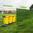 1m x 2m Light Green Maple Leaf Privacy Fence Screen Artificial Plant Hedges for Outdoor Garden Decor - 2