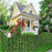 1m x 2m Light Green Maple Leaf Privacy Fence Screen Artificial Plant Hedges for Outdoor Garden Decor - 3