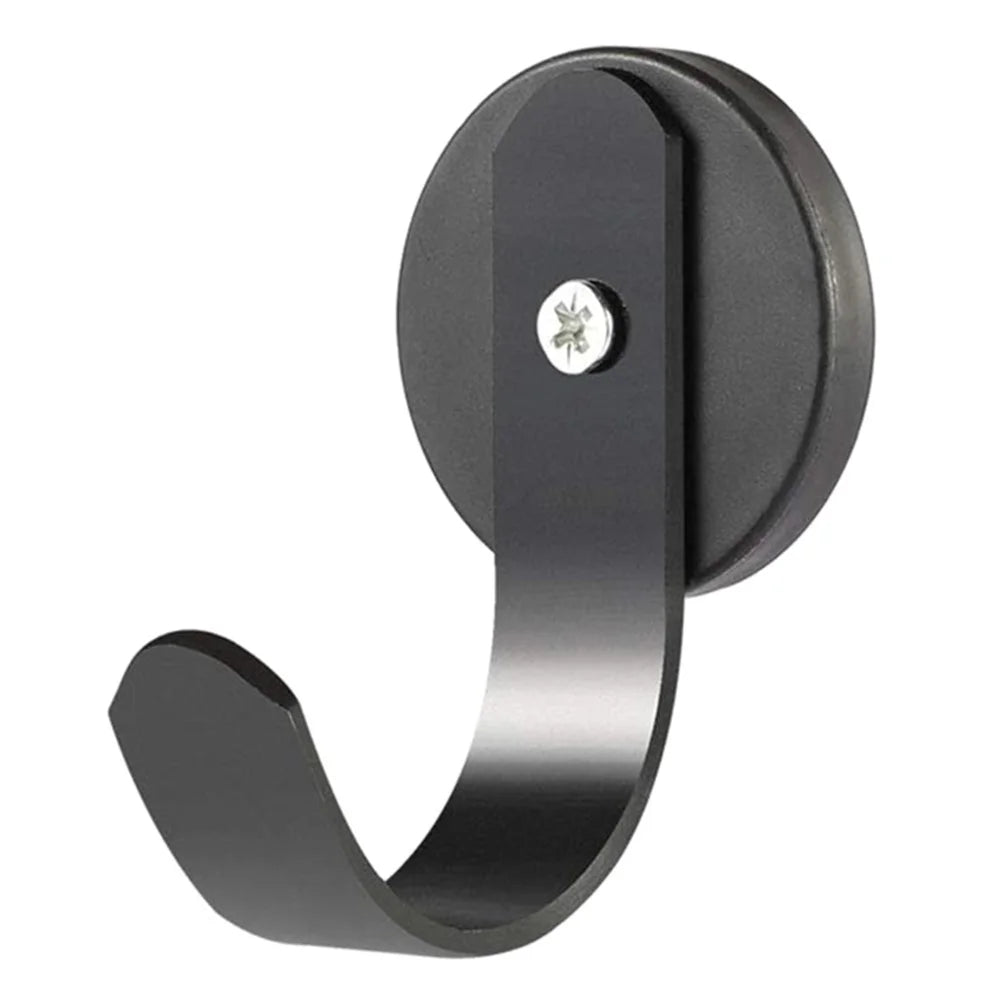 Magnetic Wreath Metal Hanger Strong Hook for Towel Coat Umbrella Key - Black - 1