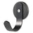 Magnetic Wreath Metal Hanger Strong Hook for Towel Coat Umbrella Key - Black - 1