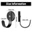 Magnetic Wreath Metal Hanger Strong Hook for Towel Coat Umbrella Key - Black - 6
