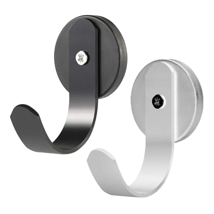 Magnetic Wreath Metal Hanger Strong Hook for Towel Coat Umbrella Key - Black - 7