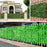 Artificial Leaf Privacy Fence 0.5m x 3m Faux Leaf Hedge Fence Wall Screen for Garden Balcony Decoration - 5