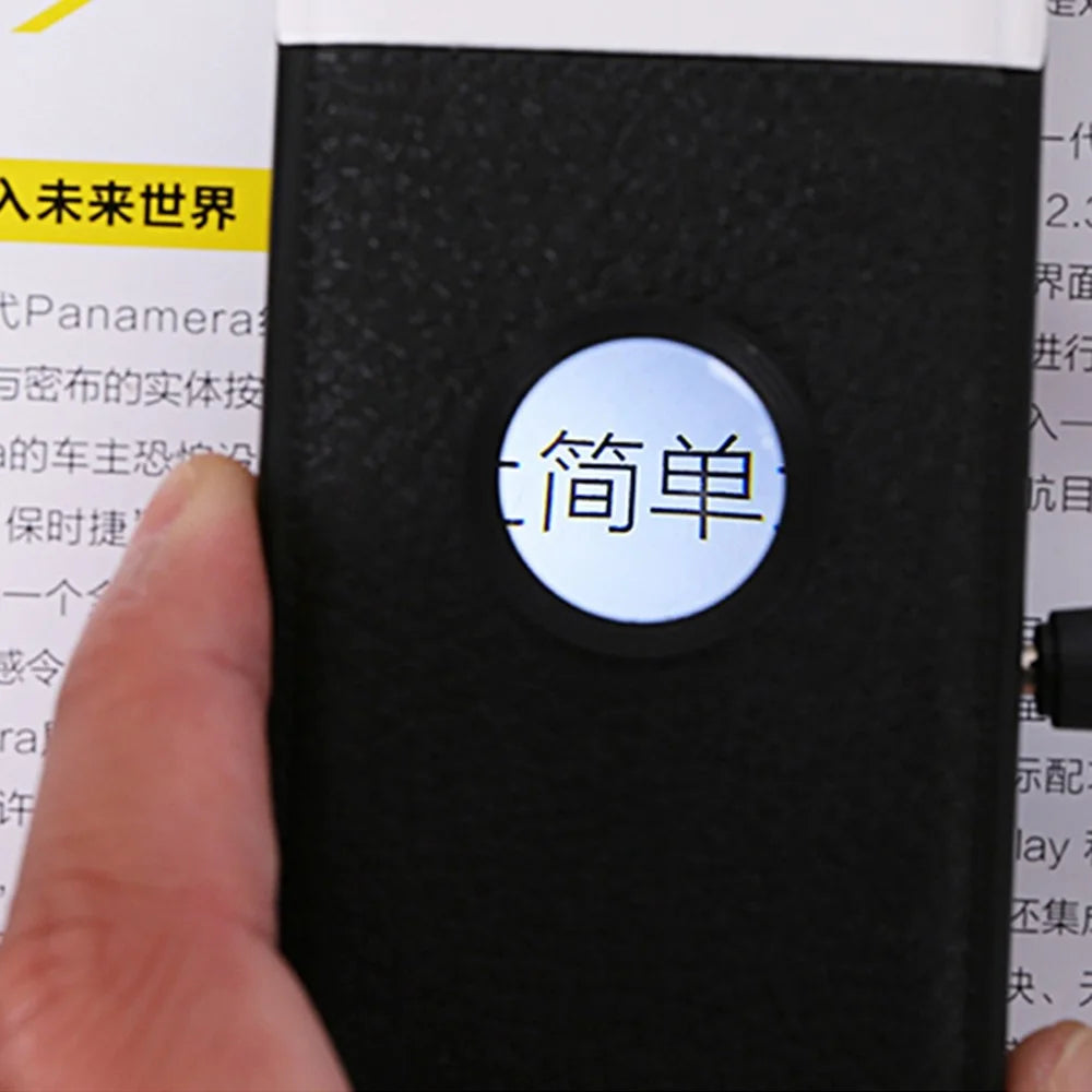 7018B 90mm UV LED Magnifier Foldable Design 5X 25X Magnifying Glass for Jewelry Diamonds Cash Money - 5