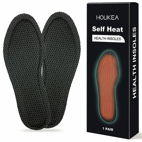HOUKEA HK-B05-0027-01 Winter Self Heating Disposable Insoles Feet Warm Thermal Shoes Pads - 1