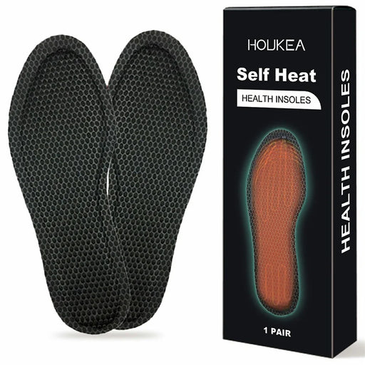 HOUKEA HK-B05-0027-01 Winter Self Heating Disposable Insoles Feet Warm Thermal Shoes Pads - 1