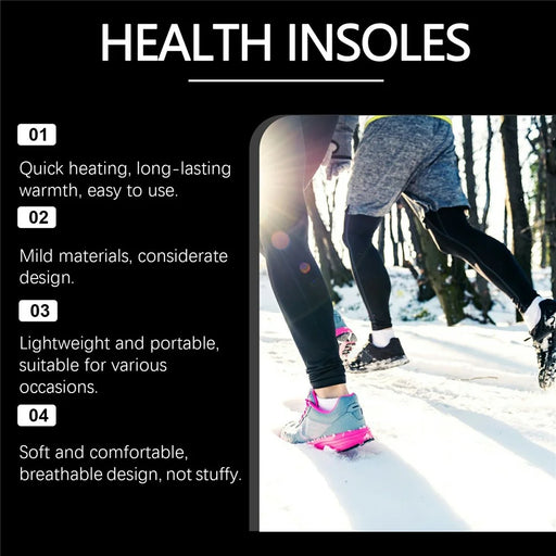 HOUKEA HK-B05-0027-01 Winter Self Heating Disposable Insoles Feet Warm Thermal Shoes Pads - 2