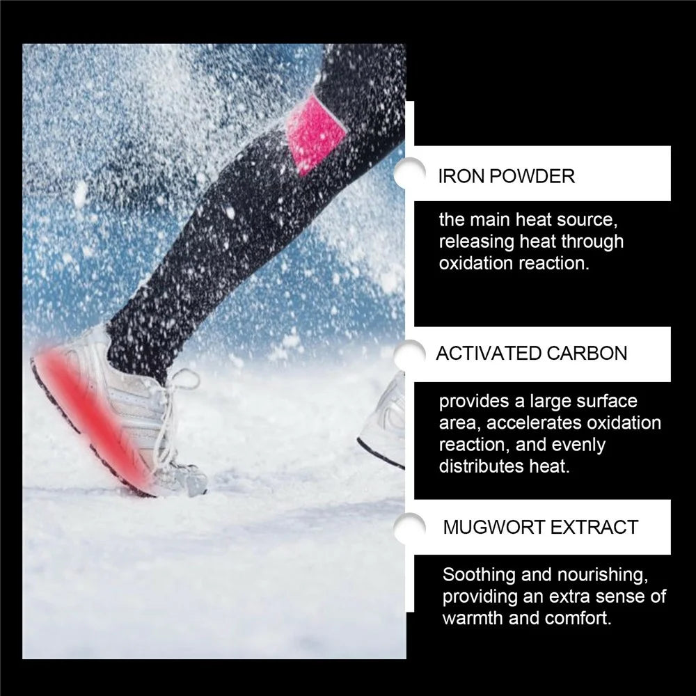 HOUKEA HK-B05-0027-01 Winter Self Heating Disposable Insoles Feet Warm Thermal Shoes Pads - 4