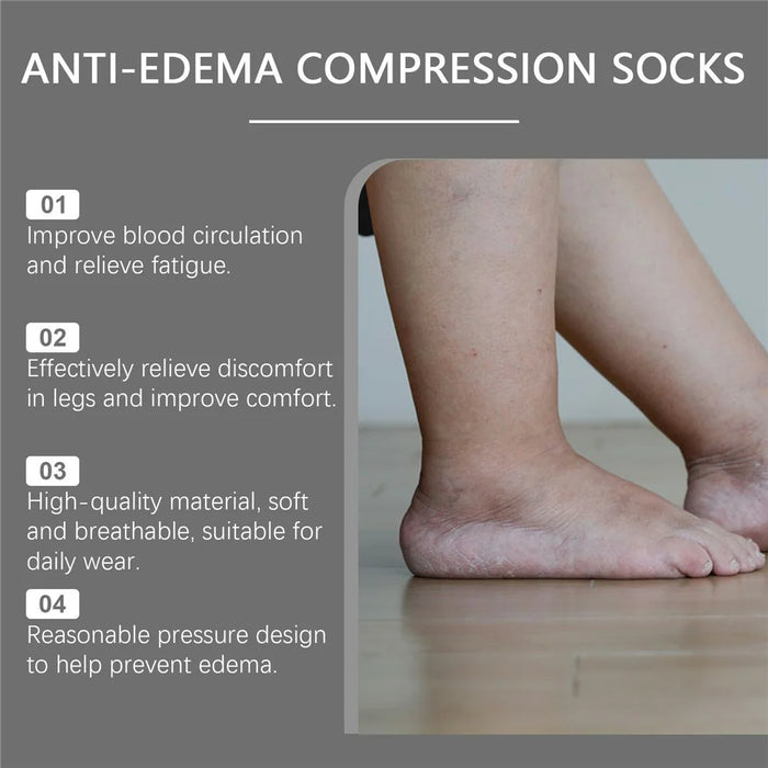 HOUKEA HK-B05-0026-01 Anti Edema Compression Socks Blood Circulation Promotion Socks - 3