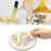Sage Holder Ceramic Incense Burner Bowl Candle Stick Holder Tray for Meditation - White+Gold - 4