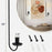 2Pcs Wall Mounted Candle Holder Iron Art L Shaped Decorative Candlestick Rack - 7
