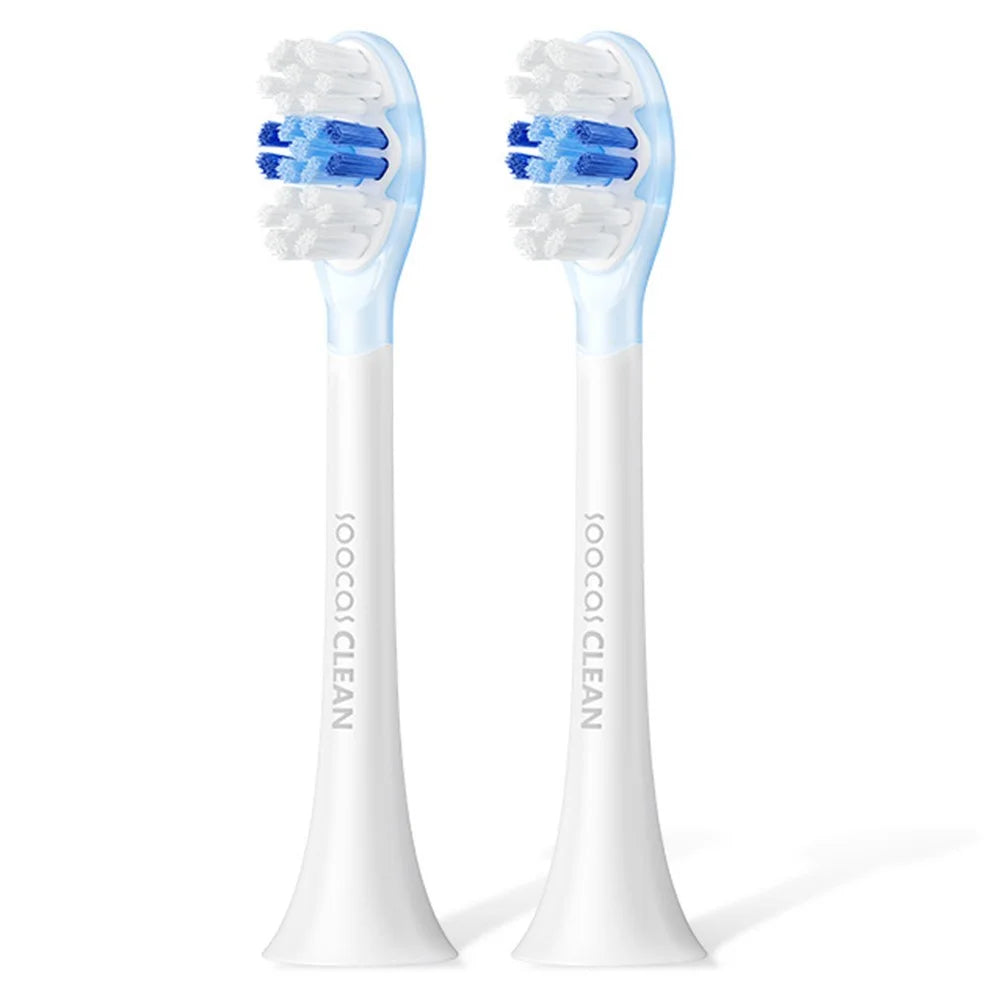 XIAOMIYOUPIN 2Pcs For Soocas Adult Electric Toothbrush Cloudsense Whitening Toothbrush Heads (Chinese Version) - White - 1
