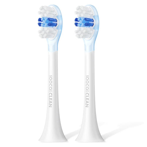 XIAOMIYOUPIN 2Pcs For Soocas Adult Electric Toothbrush Cloudsense Whitening Toothbrush Heads (Chinese Version) - White - 1
